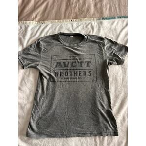 Avett Brother Concert T Shirt Grey Size S Band Shirts Concert Souvenir